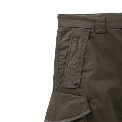 C.P. Company Stretch Sateen Cargo Pant Ergonomic Fit Black 999 13CMPA187A-005529G Degli Uberti
